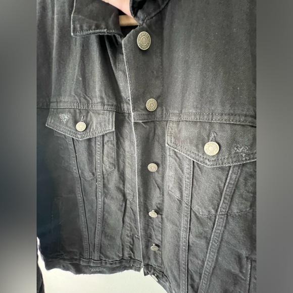Gap Black Oversized Jean Jacket - Picture 5 of 7